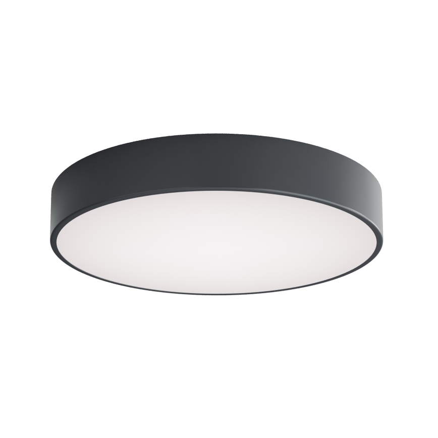 BRILAGI - CLARE bathroom ceiling light with motion and dusk sensor 4xE27/24W/230V Ø 50 cm anthracite IP54