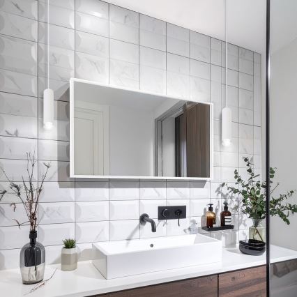 Brilagi - Bathroom chandelier on a string SELE AQUA 1xGU10/30W/230V IP44 white