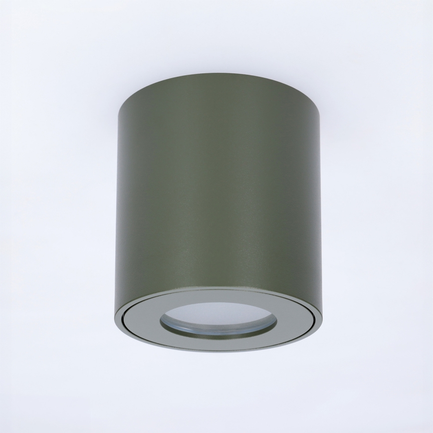 BRILAGI - Bathroom spotlight MIA 1xGU10/30W/230V 60x82 mm 84x80 mm dark green IP54
