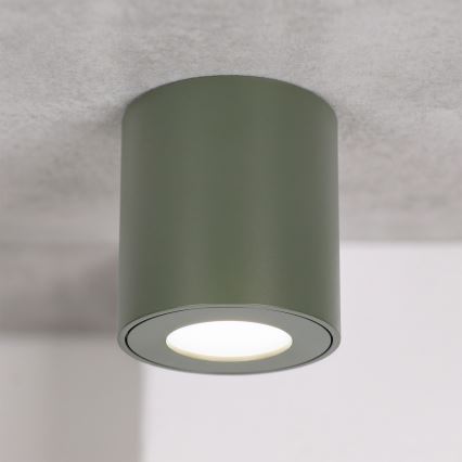 BRILAGI - Bathroom spotlight MIA 1xGU10/30W/230V 60x82 mm 84x80 mm dark green IP54