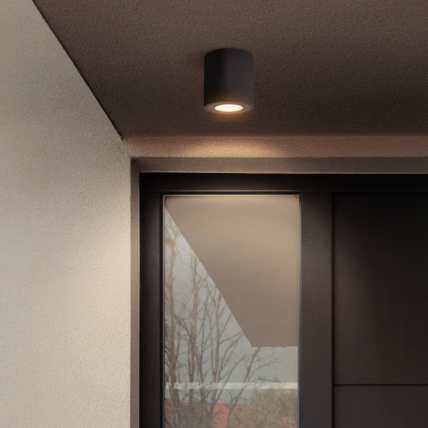 Brilagi - Bathroom spotlight MIA 1xGU10/30W/230V 84x80 mm black IP54