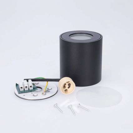 BRILAGI - Bathroom spotlight MIA 1xGU10/30W/230V 84x80 mm black IP54