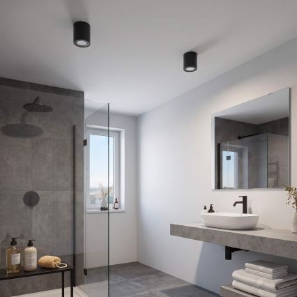 BRILAGI - Bathroom spotlight MIA 1xGU10/30W/230V 84x80 mm black IP54