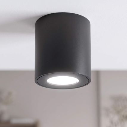 BRILAGI - Bathroom spotlight MIA 1xGU10/30W/230V 84x80 mm black IP54
