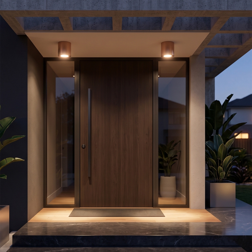 BRILAGI - Bathroom spotlight MIA 1xGU10/30W/230V 84x80 mm brown IP54