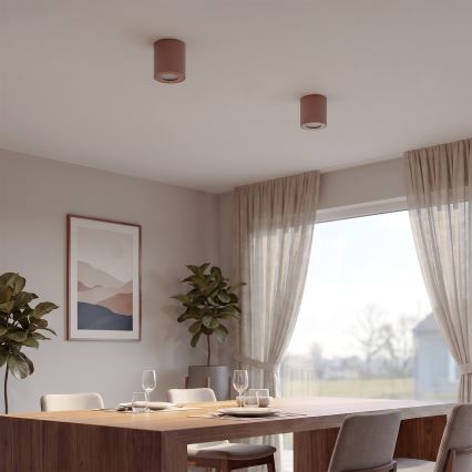 BRILAGI - Bathroom spotlight MIA 1xGU10/30W/230V 84x80 mm brown IP54