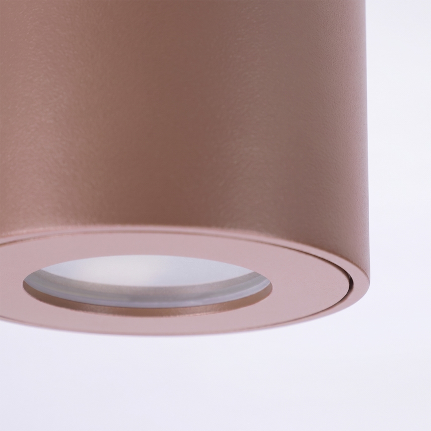 BRILAGI - Bathroom spotlight MIA 1xGU10/30W/230V 84x80 mm brown IP54