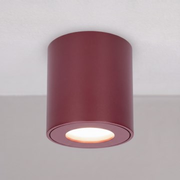BRILAGI - Bathroom spotlight MIA 1xGU10/30W/230V 84x80 mm burgundy IP54