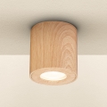 Brilagi - Bathroom spotlight MIA 1xGU10/30W/230V 84x80 mm oak decor IP44