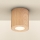 Brilagi - Bathroom spotlight MIA 1xGU10/30W/230V 84x80 mm oak decor IP44