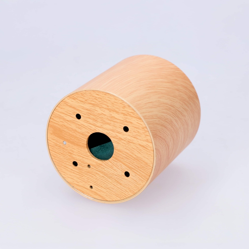 BRILAGI - Bathroom spotlight MIA 1xGU10/30W/230V 84x80 mm oak decor IP44