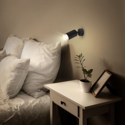 Brilagi - Bathroom spotlight SELE 1xGU10/30W/230V IP44 black