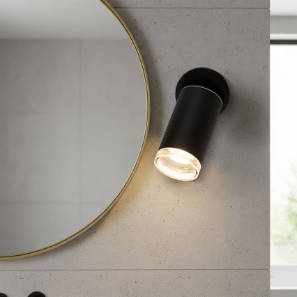 Brilagi - Bathroom spotlight SELE 1xGU10/30W/230V IP44 black