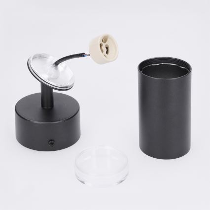 Brilagi - Bathroom spotlight SELE 1xGU10/30W/230V IP44 black