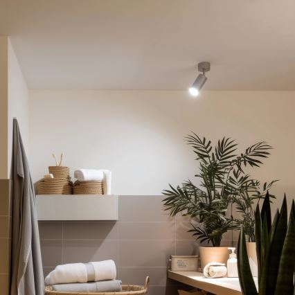 Brilagi - Bathroom spotlight SELE 1xGU10/30W/230V IP44 silver