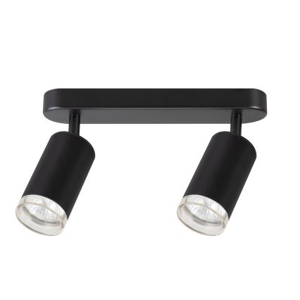 Brilagi - Bathroom spotlight SELE 2xGU10/30W/230V IP44 black