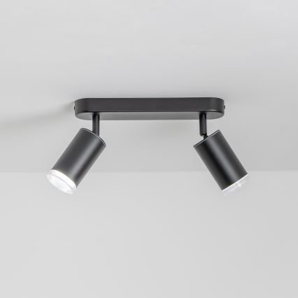 Brilagi - Bathroom spotlight SELE 2xGU10/30W/230V IP44 black
