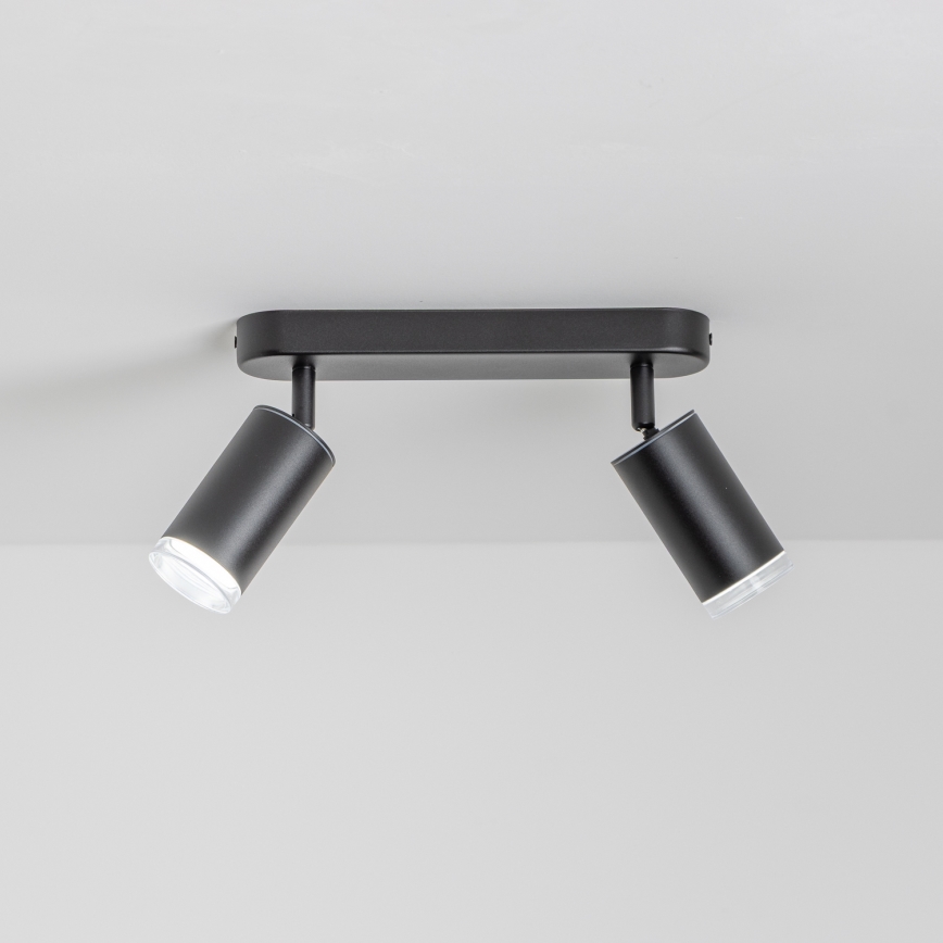 Brilagi - Bathroom spotlight SELE 2xGU10/30W/230V IP44 black
