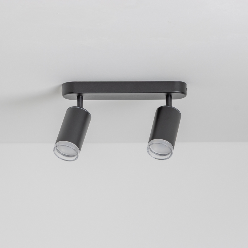 Brilagi - Bathroom spotlight SELE 2xGU10/30W/230V IP44 black