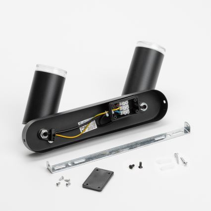 Brilagi - Bathroom spotlight SELE 2xGU10/30W/230V IP44 black