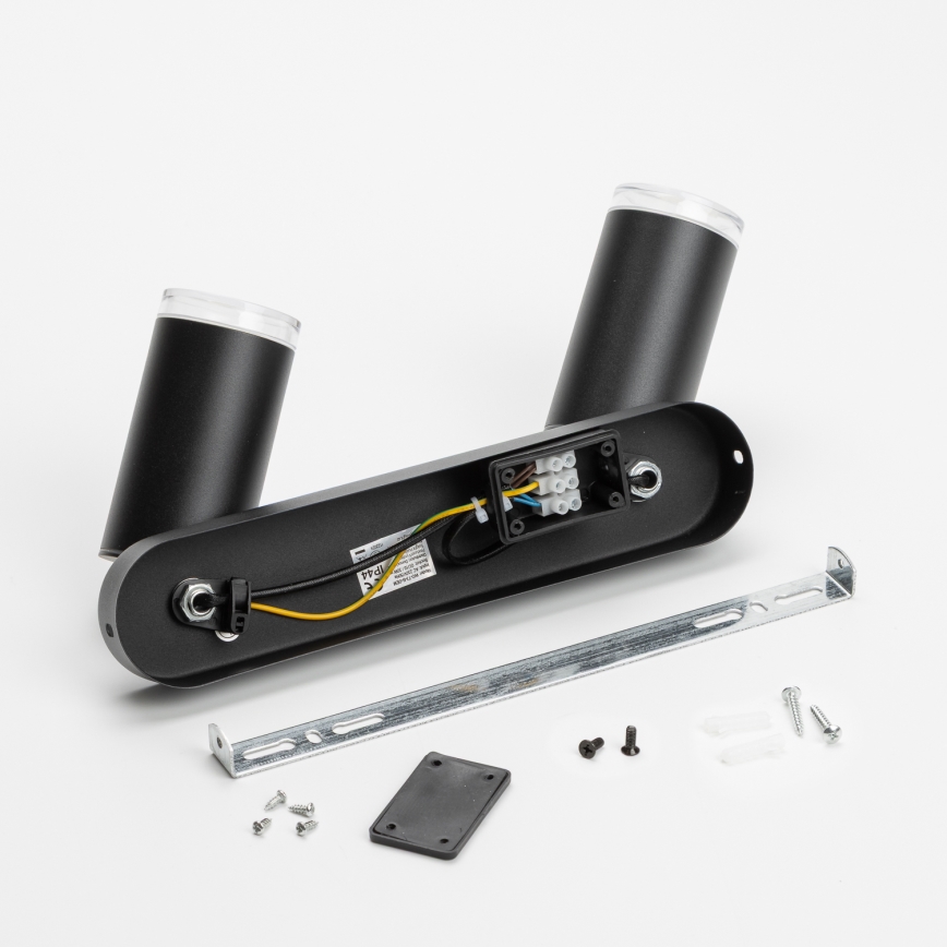 Brilagi - Bathroom spotlight SELE 2xGU10/30W/230V IP44 black