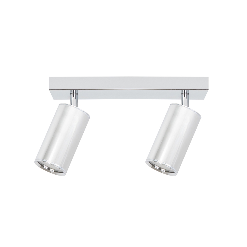 Brilagi - Bathroom spotlight SELE 2xGU10/30W/230V IP44 shiny chrome