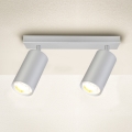 Brilagi - Bathroom spotlight SELE 2xGU10/30W/230V IP44 silver