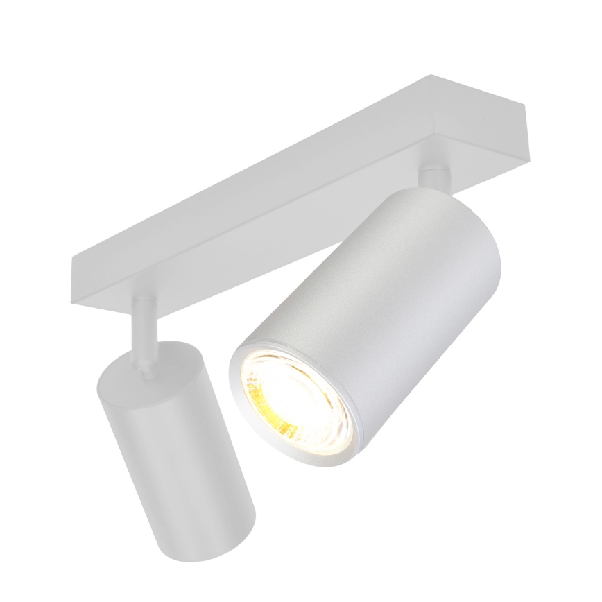 Brilagi - Bathroom spotlight SELE 2xGU10/30W/230V IP44 silver