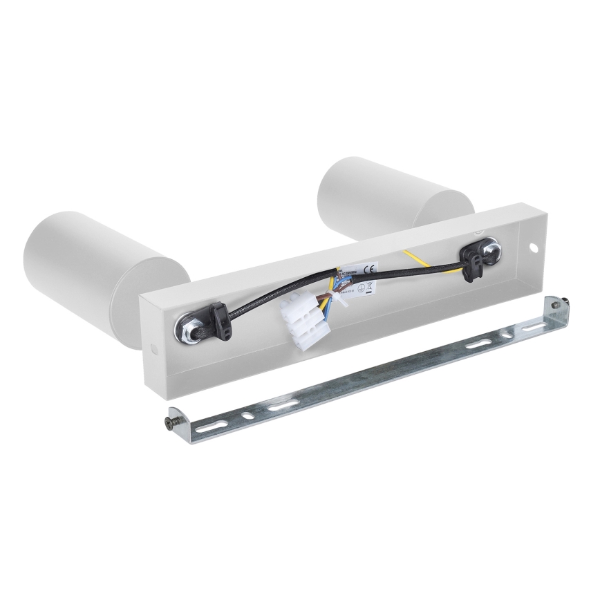 Brilagi - Bathroom spotlight SELE 2xGU10/30W/230V IP44 silver