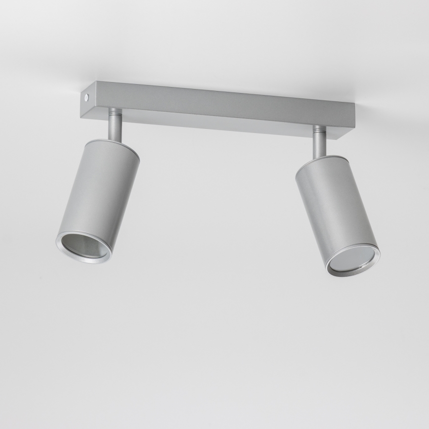 Brilagi - Bathroom spotlight SELE 2xGU10/30W/230V IP44 silver