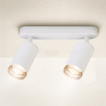 Brilagi - Bathroom spotlight SELE 2xGU10/30W/230V IP44 white