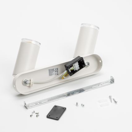Brilagi - Bathroom spotlight SELE 2xGU10/30W/230V IP44 white