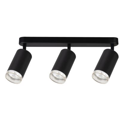 Brilagi - Bathroom spotlight SELE 3xGU10/30W/230V IP44 black