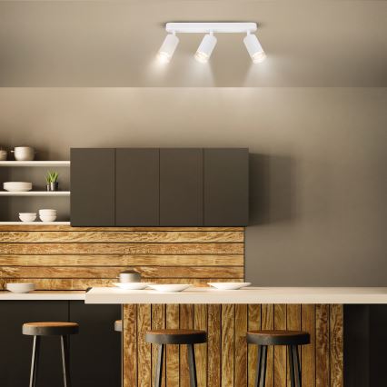 Brilagi - Bathroom spotlight SELE 3xGU10/30W/230V IP44 white