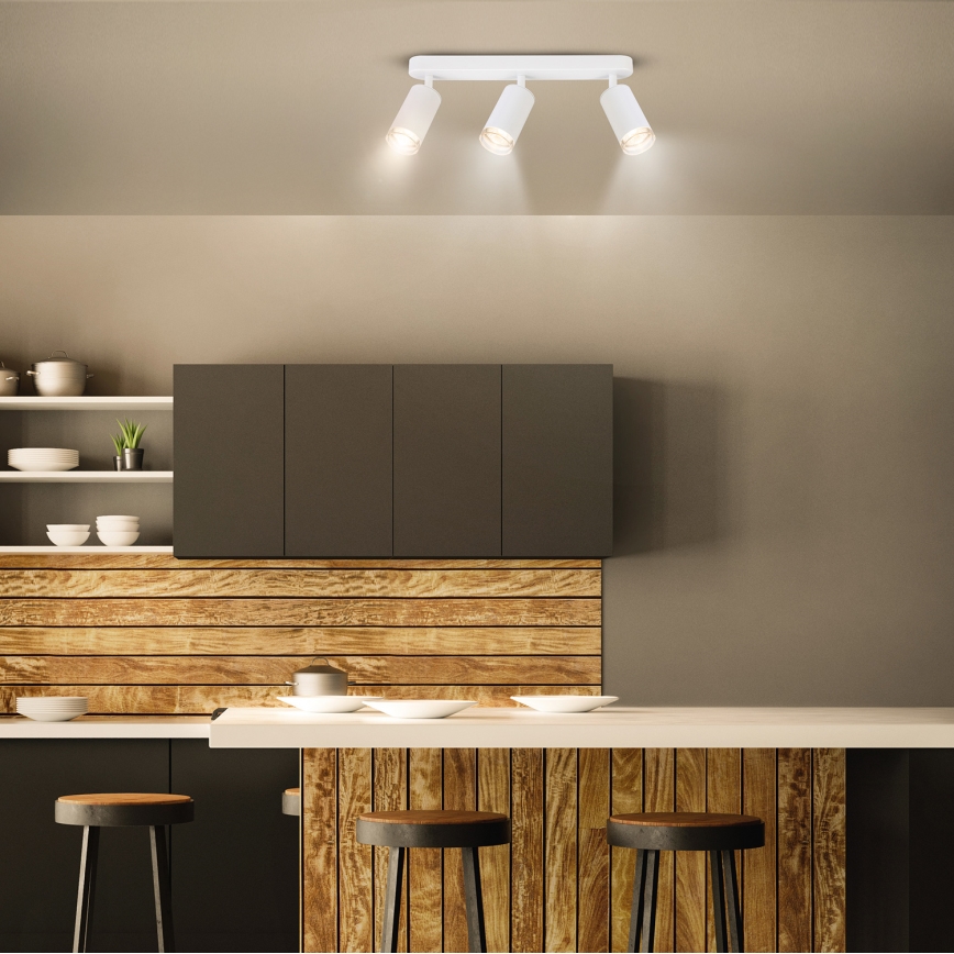 Brilagi - Bathroom spotlight SELE 3xGU10/30W/230V IP44 white