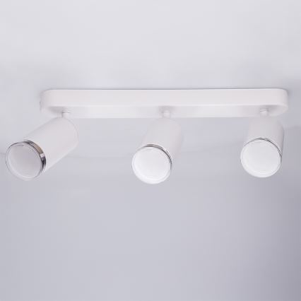 Brilagi - Bathroom spotlight SELE 3xGU10/30W/230V IP44 white