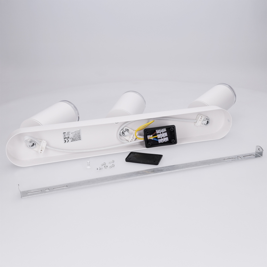 Brilagi - Bathroom spotlight SELE 3xGU10/30W/230V IP44 white