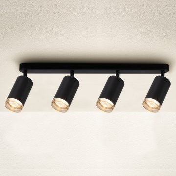 Brilagi - Bathroom spotlight SELE 4xGU10/30W/230V IP44 black