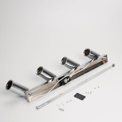 Brilagi - Bathroom spotlight SELE 4xGU10/30W/230V IP44 shiny chrome