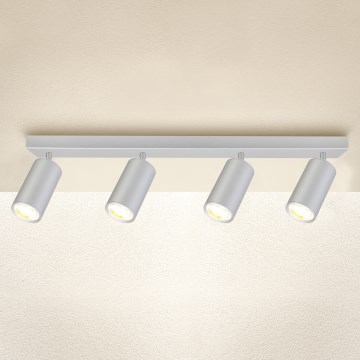 Brilagi - Bathroom spotlight SELE 4xGU10/30W/230V IP44 silver