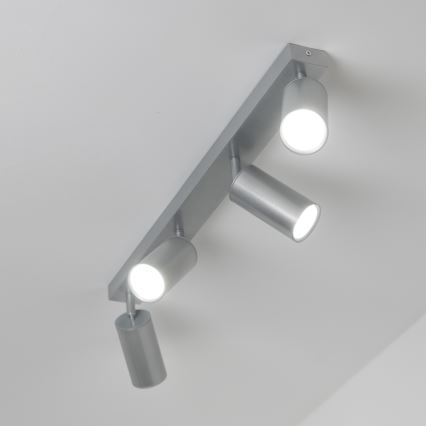 Brilagi - Bathroom spotlight SELE 4xGU10/30W/230V IP44 silver