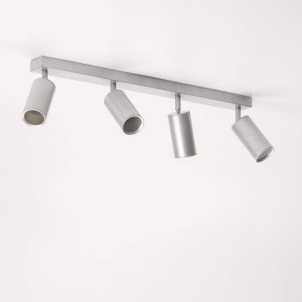 Brilagi - Bathroom spotlight SELE 4xGU10/30W/230V IP44 silver