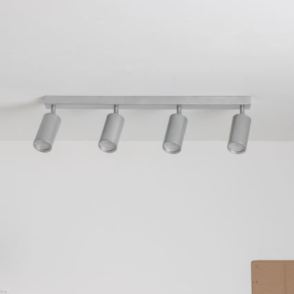 Brilagi - Bathroom spotlight SELE 4xGU10/30W/230V IP44 silver
