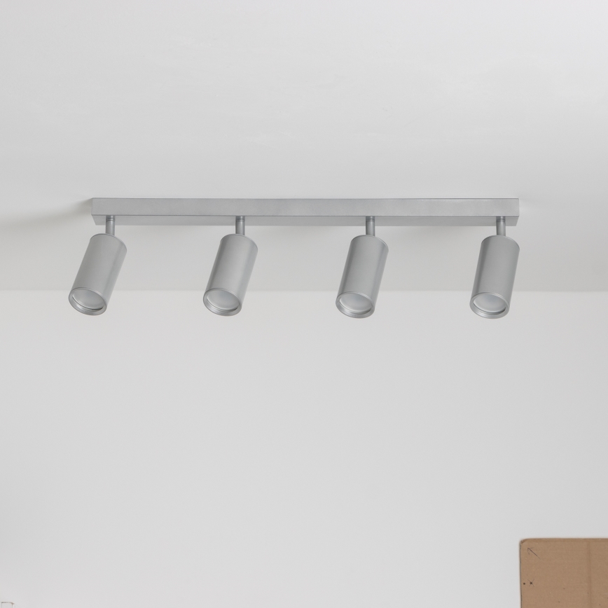 Brilagi - Bathroom spotlight SELE 4xGU10/30W/230V IP44 silver