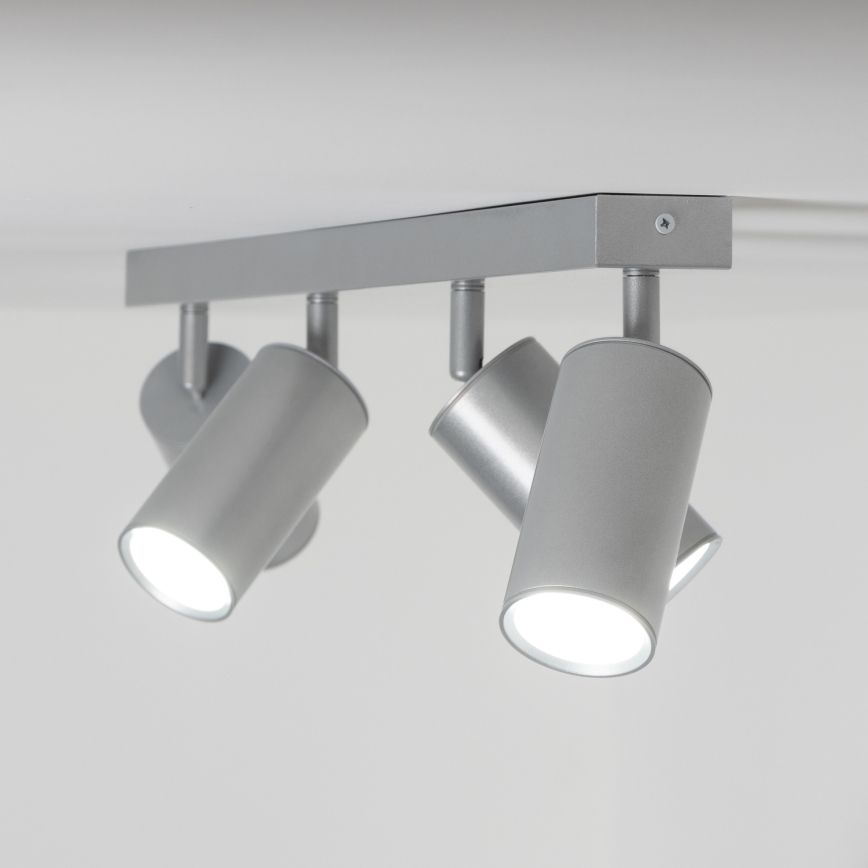 Brilagi - Bathroom spotlight SELE 4xGU10/30W/230V IP44 silver