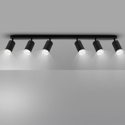 Brilagi - Bathroom spotlight SELE 6xGU10/30W/230V IP44 black