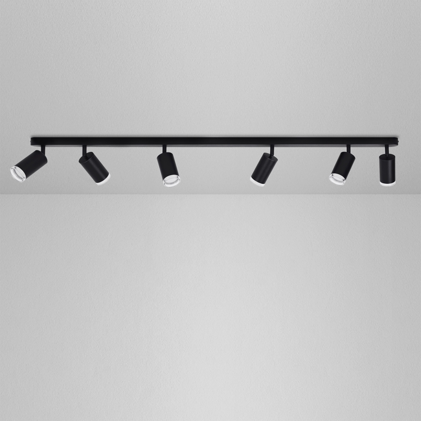 Brilagi - Bathroom spotlight SELE 6xGU10/30W/230V IP44 black