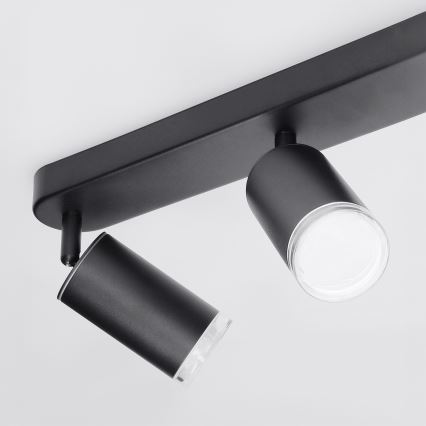 Brilagi - Bathroom spotlight SELE 6xGU10/30W/230V IP44 black