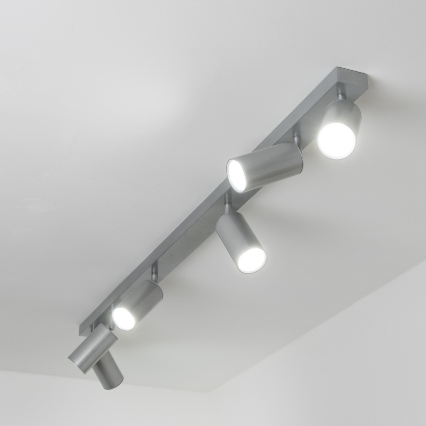 Brilagi - Bathroom spotlight SELE 6xGU10/30W/230V IP44 silver