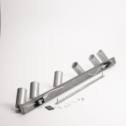 Brilagi - Bathroom spotlight SELE 6xGU10/30W/230V IP44 silver
